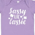 thumbnail image 4 of Inktastic Saint Patrick's Day Sassy Lil' Lassie with Shamrocks Boys or Girls Baby Bodysuit, 4 of 5