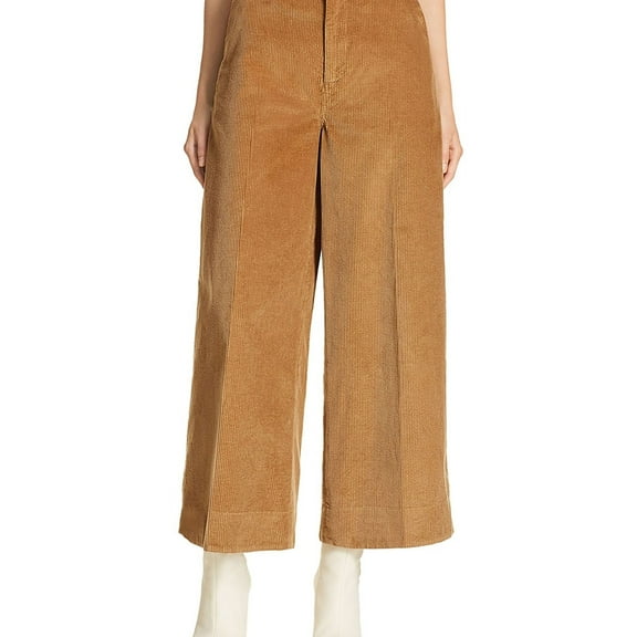 Elizabeth and James Womens Oakley Casual Corduroy Pants, Brown, 4