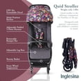 thumbnail image 4 of Inglesina Quid Stroller, Maya Black (Otomi-Inspired) - Compact, Airplane Travel Stroller for Babies & Toddlers 3 Months to 50 lbs - Lightweight - Easy to Open - BPA Free, 4 of 4