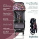 thumbnail image 4 of Inglesina Quid Stroller, Maya Black (Otomi-Inspired) - Compact, Airplane Travel Stroller for Babies & Toddlers 3 Months to 50 lbs - Lightweight - Easy to Open - BPA Free, 4 of 4