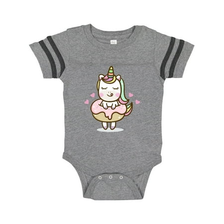 

Inktastic Unicorn Doughnut Gift Baby Girl Bodysuit