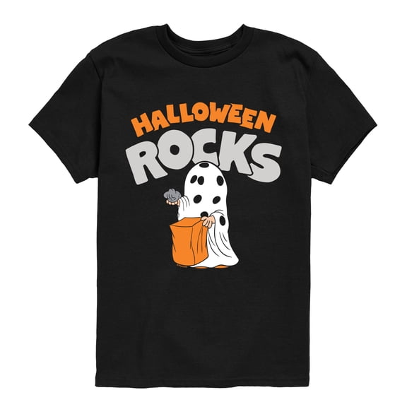 Peanuts - Halloween Rocks Short Sleeve Graphic T-Shirt
