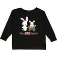 thumbnail image 3 of Inktastic I'm a Big Sister Girls Long Sleeve Toddler T-Shirt, 3 of 5