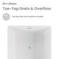 thumbnail image 6 of Voltaire 47" Square Freestanding Bathtub, 6 of 10