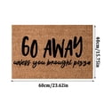 thumbnail image 3 of Yeetfub Front Welcome Mat Funny Floor Mat Front Door Mat Inside Entrance Coco Coir Welcome Mat - Heavy-Duty Backing Funny Door Mats Rug Holders for Wood Floors Entry Floor Mats For Business 16x24IN, 3 of 6