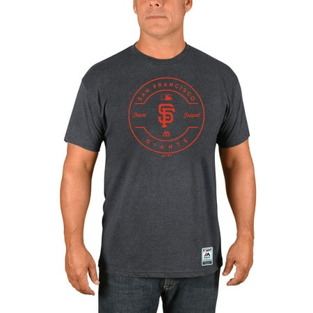 - San Francisco Giants Majestic Authentic Collection Clubhouse Team Issue T-Shirt - Heathered Charcoal