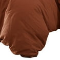 thumbnail image 4 of Edge 4 Piece Queen Size Duvet Comforter Set - Washed Linen - Rust Orange, 4 of 5