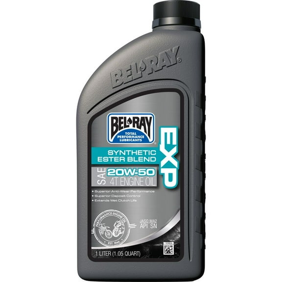 Bel-Ray  99131-B1LW; Exp Synthetic Ester Blend 4T Engine Oil 20W-50 1L