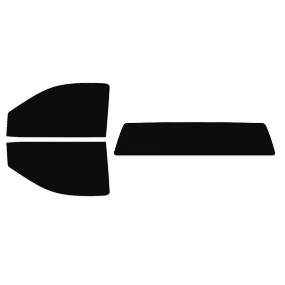 The Tint Effect Precut Window Tint Kit Compatible with GMC Sierra 2500 Regular Cab (2020-2025) 4th Generation (with Solid rear 5%) Automotive Film