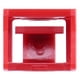 thumbnail image 4 of 100pcs Red Rj45 Port Ethernet Lan Hub Anti Dust Cover Plug Cap Blockout Protector With Proprietary, 4 of 4