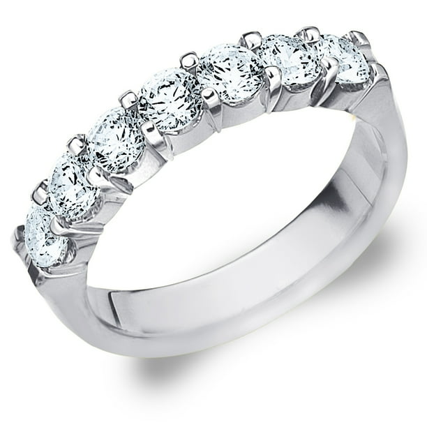 Eternity Wedding Bands 1.5 Carat Seven Stone Diamond Wedding Ring