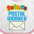 thumbnail image 4 of Inktastic Future Postal Worker Mail Boys or Girls Baby Bib, 4 of 4