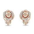 thumbnail image 6 of Rings for Women 1Set Fashion Rose Crystal Jewelry Sets Earring Pedant Necklace Ring for Women Rose Gold Wedding Anniversary Valentines Gift Size 9 Valentine's Day Gifts, 6 of 8