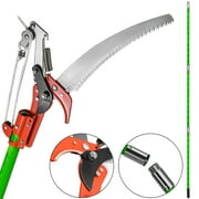VEVOR Pole Saw For Tree Trimming, 26 ft Pruning Saws, Extendable Alloy Steel Tree Pruner for Sawing and Shearing