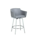 thumbnail image 3 of Chintaly Modern Club Counter Stool W/ Memory Swivel, 3 of 6