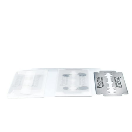 100 Israeli Personna Stainless Steel Double Edge Blades- Safety Razor - Double Edge Razor Blades - Personna Razor Blades