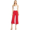 thumbnail image 3 of Made by Johnny Women's Knit Culottes Pants M RED, 3 of 6