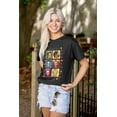 thumbnail image 3 of XOMG POP Colorful Animated Band Women Plus Size Graphic Tee Tees Brisco Brands 2X, 3 of 5