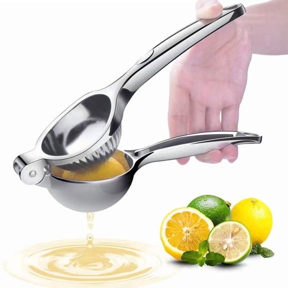 Stainless steel lemon juicer - manual juicer,lemon squeezer, easy to use - manual citrus juicer, easy to clean, kitchen bar tool