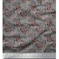 thumbnail image 1 of Soimoi Silk Fabric Brush Stroke Abstract Print Fabric by The Yard 42 Inch Wide, 1 of 3