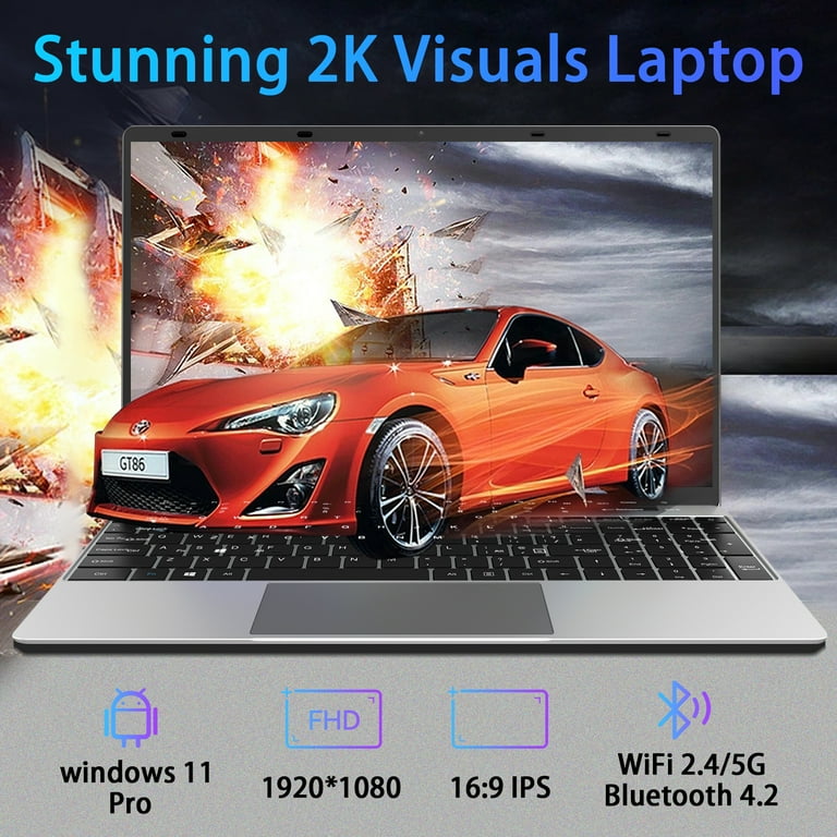 Temlicolo 14.1in Laptop, Windows 11 Pro, 8GB DDR4, 256GB SSD