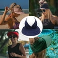 thumbnail image 4 of Minnieouse Sombrero de nuevo estilo para mujer, sombreros con visera para mujer, sombrero vacío Anti-ultravioleta, protección UV, gorras de Type7 NO7, 4 of 6