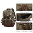 thumbnail image 4 of Guardurnaity de lona Reemplazo Multi-bolsillo Doble correa Estilo simple Gran capacidad Viaje Universidad escolar Mochilas Tipo 11, 4 of 6