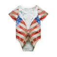 thumbnail image 6 of Sigee Patriotic Butterfly Floral for Baby Unisex Baby Cotton Short-Sleeve Bodysuits Soft Cotton, Breathable-2 Years, 6 of 7