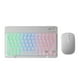 thumbnail image 2 of Teclado inalámbrico Bluetooth con Ratón blanco Sunnimix, 2 of 8