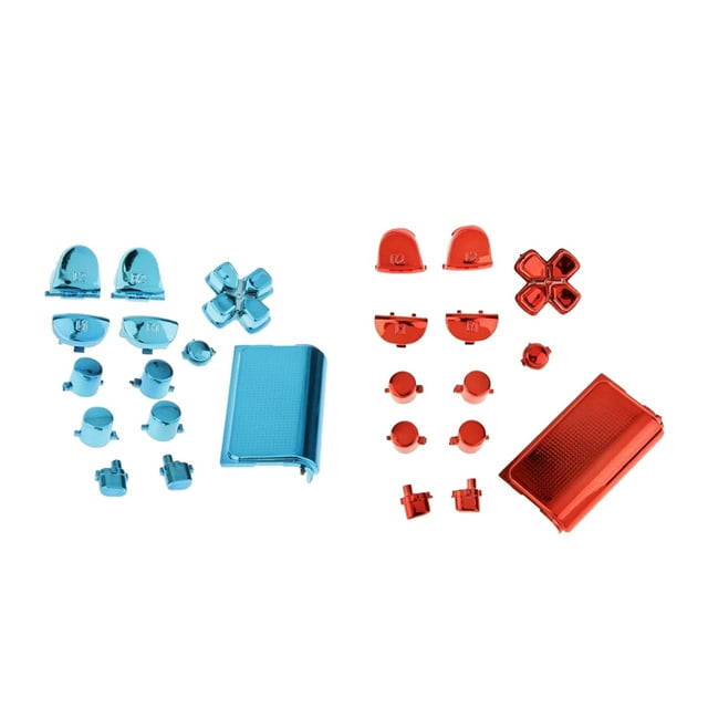 completo de de repuesto de 2 piezas controlador PS4 - Gatillo izquierdo derecho D-pad Mod Key Touchpad Kit de accesori Yotijar Reemplazo del botón PS4