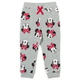 thumbnail image 4 of Disney Minnie Mouse Toddler Girls Fleece Zip Up Hoodie and Jogger Pants Set Toddler to Big Kid, 4 of 5