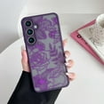 thumbnail image 3 of for Samsung Galaxy S25 Plus Case, Floral Rose Cute Phone Case for Women Girls Aesthetic Pattern Print Slim TPU Bumper Cover Shockproof Protective Cover for S25 Plus, Purple, 3 of 17