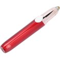 thumbnail image 2 of Recortadora de cejas y depiladora facial para mujer, recargable por USB sin dolor con luz, color rojo., 2 of 5