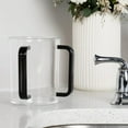 thumbnail image 2 of EcoQuality Acrylic Judaica Cup - Netilat Yadayim Hand Washing Cup - Negel Vasser Dual Handle Wash Cup for Jewish Ritual - Reusable Cup with Handles (1, Clear/Black), 2 of 2