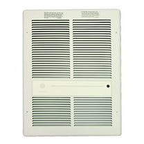 TPI Corporation HF3316TRPW Fan Forced Wall, 240/208 Volts, 4000/3000 Watts, All Metal Construction, Built-in Thermostat, Whit