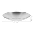 thumbnail image 7 of Masteelf 5pcs Stainless Steel Round Mini Saucer Bowls Decorative Side Dishes Metal Dipping Plate for Soy Sauce Seasoning Condiments Sushi Appetizers, 7 of 7