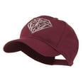 thumbnail image 2 of Diamond Outline Embroidered Cap - Maroon OSFM, 2 of 5
