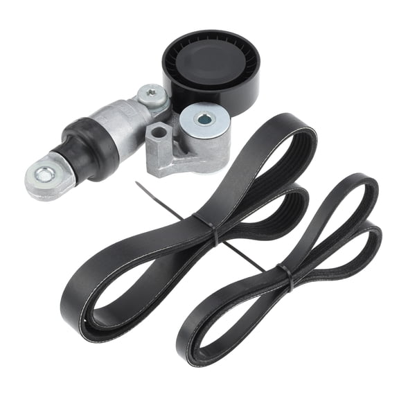 Unique Bargains 90K-39390 Serpentine Belt Drive Tensioner Kit for Mazda 3 6 6PK965 Drive Belt Tensioner Kit for Mazda CX-3 CX-5 CX-9 MX-5 Miata PE0115980A