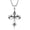 G4, variant on Cross Necklace for Men Silver Cross Chain Stainless Steel Pendant for Women Goth Necklace Gothic Christian Jewelry
