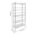 thumbnail image 3 of 5 Tier Adjustable Shelf Storage Stainless Steel Shelving, Stainless Steel Heavy Duty Shelving, 3 of 19