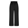 thumbnail image 4 of REALiKUN Women Wide Leg Linen Pants, High Waisted Summer Casual Cotton Linen Palazzo Pants, 4 of 8