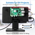thumbnail image 2 of Monitor táctil ROADOM 7" Raspberry Pi IPS FHD 1024x600, 2 of 6