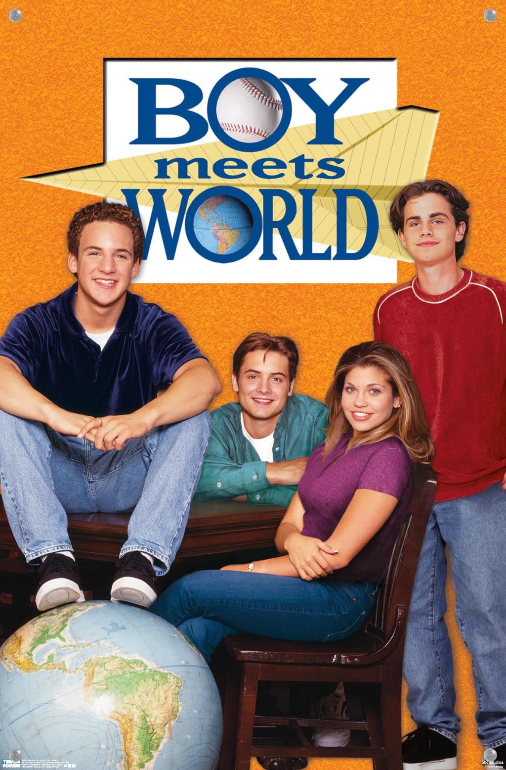 Boy Meets World - One Sheet Wall Poster with Pushpins, 14.725" x 22.375"