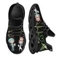 thumbnail image 1 of Zapatos de enfermería blancos para mujer, bonitos zapatos de dibujos animados para enfermera, médico, atención médica, diseño de marca, zapatillas planas de malla para mujer, 1 of 6