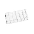 thumbnail image 3 of Caja de maquillaje de acrílico, caja de almacenamiento para el cuidado de la piel, joyería cosmética, artículos pequeños, cubo cuadrado a prueba de agua, contenedor a prueba de polvo Feliz Sencillez, 3 of 5