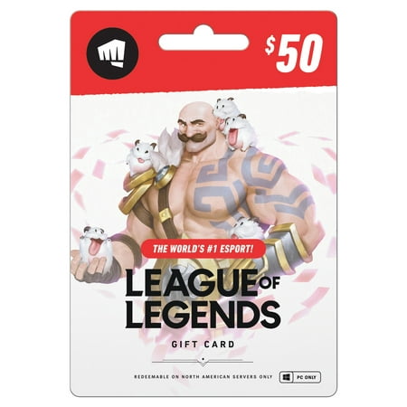 League of Legends $50 Gift Card [Physical]