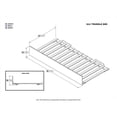thumbnail image 2 of AFI Urban Twin Size Mid-Century Solid Wood Panel Trundle in Gray, 2 of 2