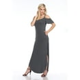 thumbnail image 2 of White Mark Robe Maxi à Épaules Dénudées pour Femmes, 2 of 4
