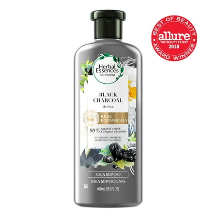 Herbal Essences bio:renew Detox Black Charcoal Shampoo, 13.5 fl (Best Shampoo For Coarse Black Hair)