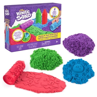 Kinetic Sand, Green Moldable Sensory Play Sand, 2 lb Resealable